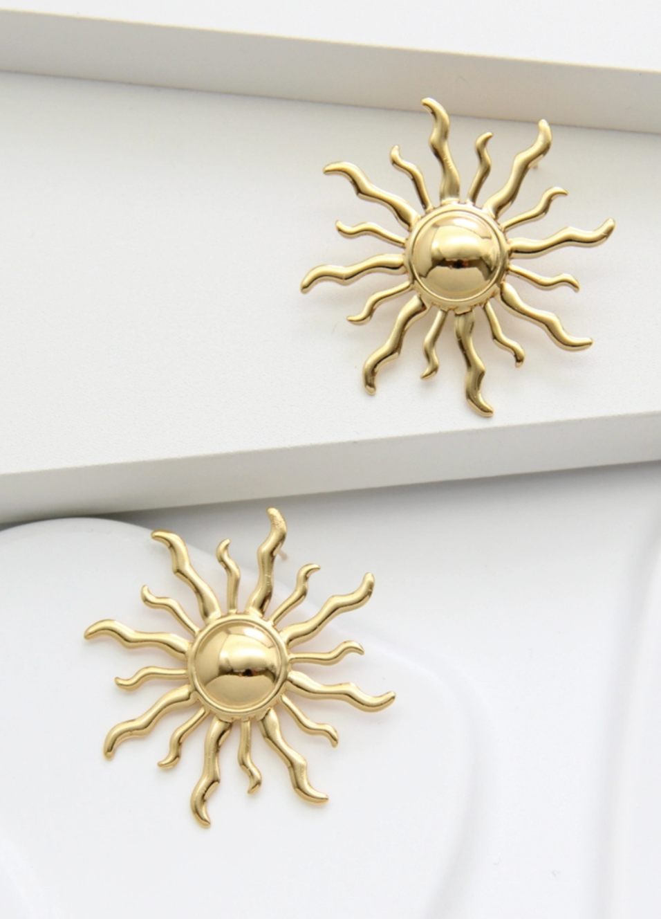 Boucles d'oreilles - Soleil